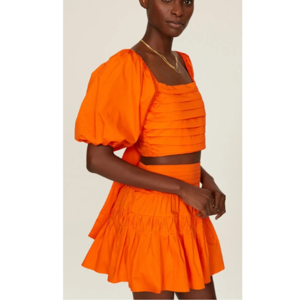 Ramy Brook Orange Crop Top